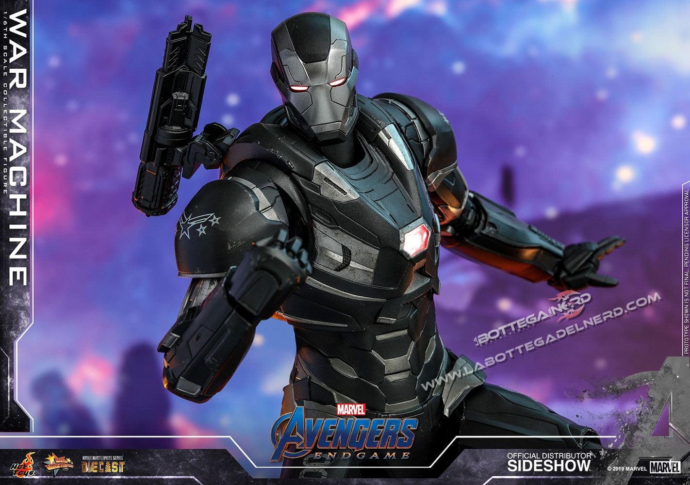 Avengers Endgame - Diecast Action Figure War Machine 32cm - immagine 2
