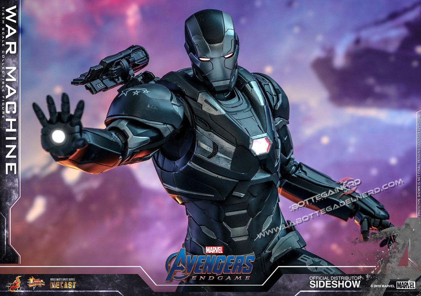 Avengers Endgame - Diecast Action Figure War Machine 32cm - immagine 8
