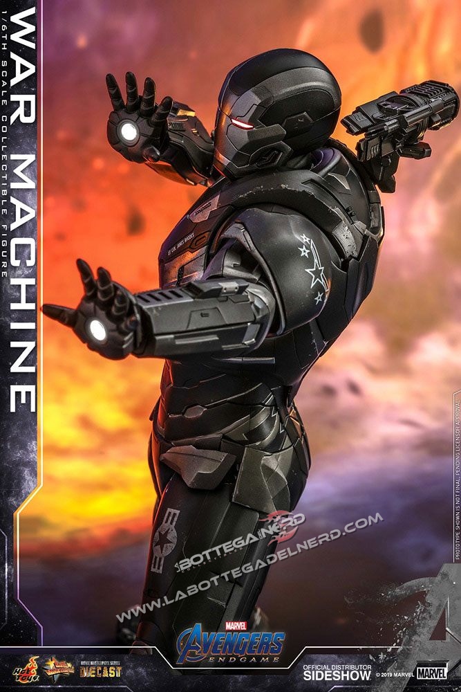 Avengers Endgame - Diecast Action Figure War Machine 32cm - immagine 4