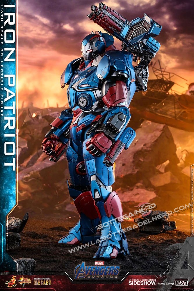 Avengers: Endgame - Action Figure 1/6 Iron Patriot 32cm - immagine 5