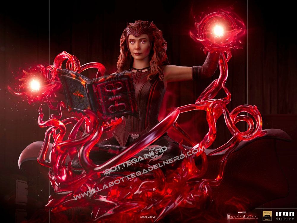 WandaVision - Deluxe Art Scale Statue 1/10 Scarlet Witch 24cm - immagine 3