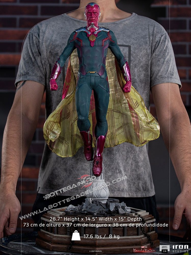 MARVEL - WandaVision Legacy Replica Statue 1/4 Vision 73cm - immagine 10
