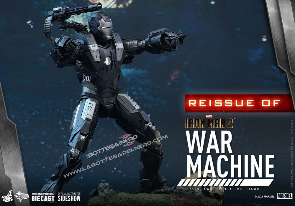 Iron Man 2 - Movie Masterpiece Action Figure 1/6 War Machine 32cm - immagine 5