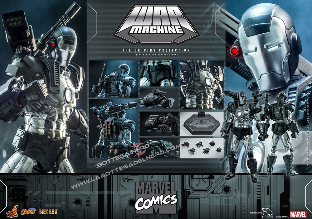 Marvel - Masterpiece Action Figure 1/6 War Machine 32cm - immagine 9