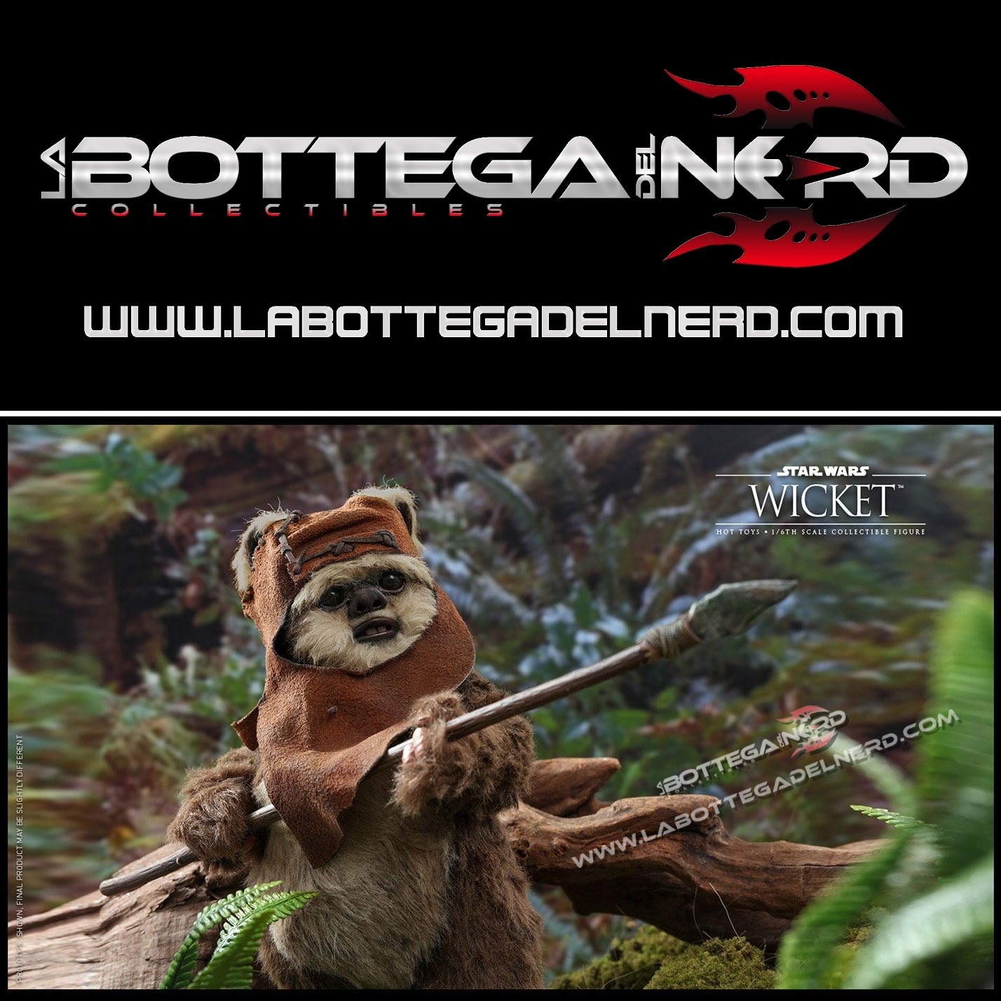 Star Wars Episode VI - Action Figure 1/6 Wicket 15cm