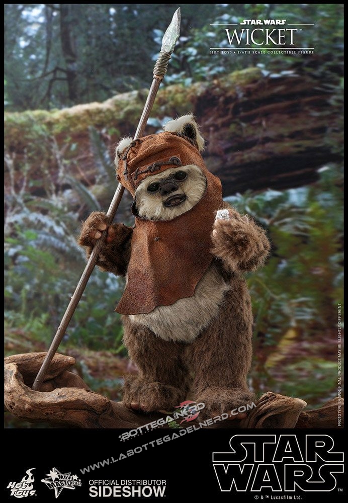 Star Wars Episode VI - Action Figure 1/6 Wicket 15cm - immagine 2