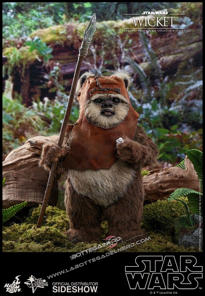 Star Wars Episode VI - Action Figure 1/6 Wicket 15cm - immagine 4
