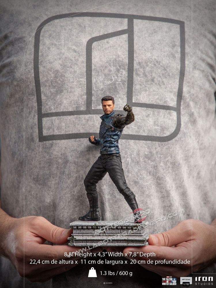 The Falcon and The Winter Soldier - Statue 1/10 Bucky Barnes 23cm - immagine 7