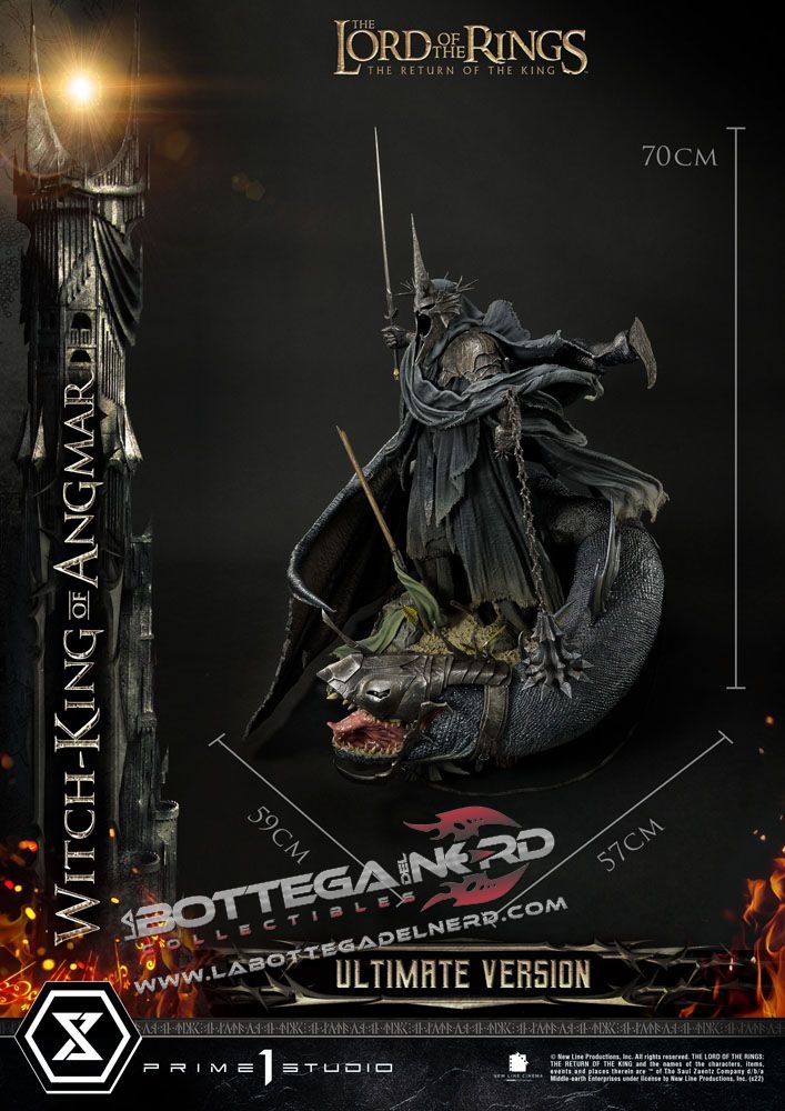 Lord of the Rings - Statue 1/4 The Witch King of Angmar Ultimate 70cm - immagine 6