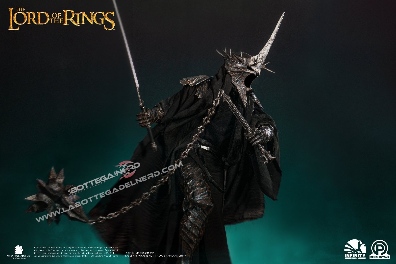Lord of the Rings - Statue Witch King of Angmar 1:2 Limited 131cm - immagine 5
