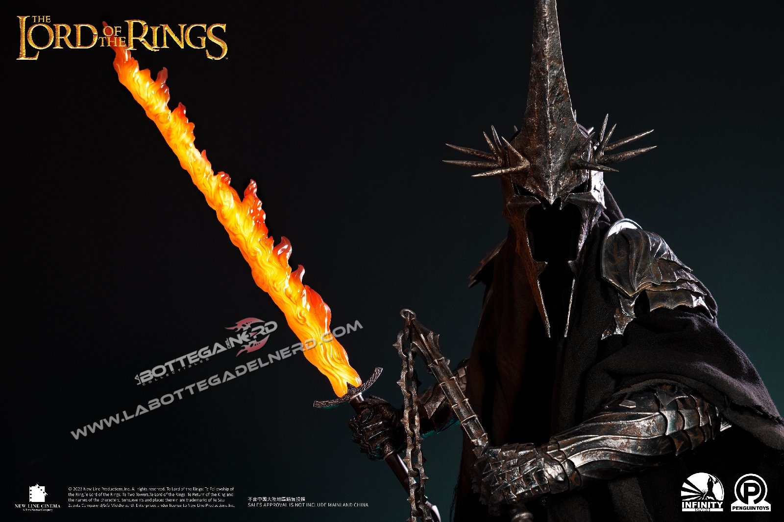 Lord of the Rings - Statue Witch King of Angmar 1:2 Limited 131cm - immagine 4