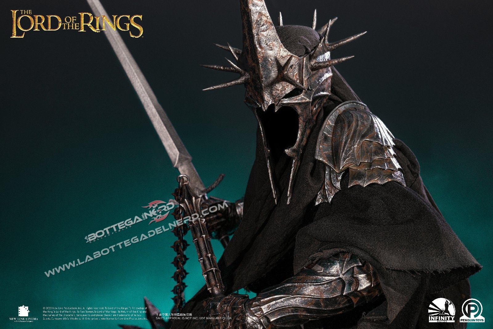 Lord of the Rings - Statue Witch King of Angmar 1:2 Limited 131cm - immagine 3