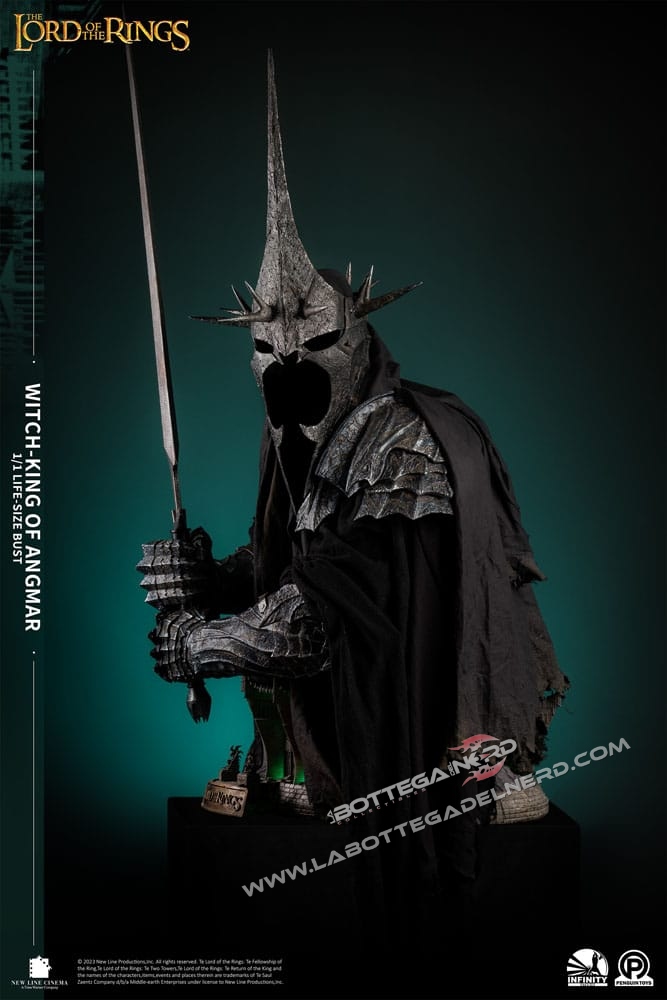 The Lord of the Rings - Life Size Bust 1/1 Witch-King of Angmar 151cm - immagine 8
