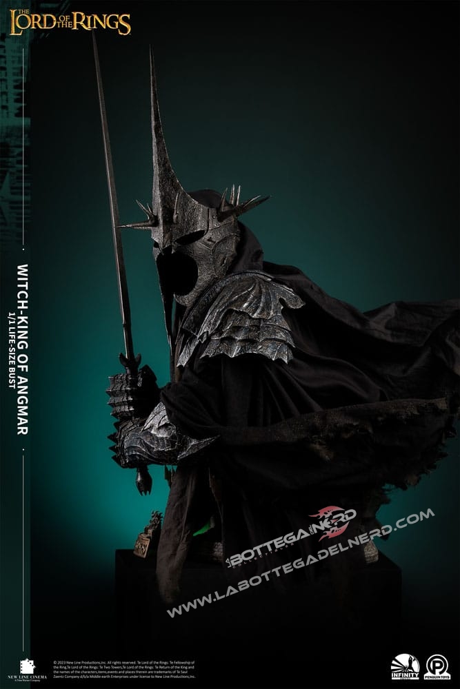 The Lord of the Rings - Life Size Bust 1/1 Witch-King of Angmar 151cm - immagine 5
