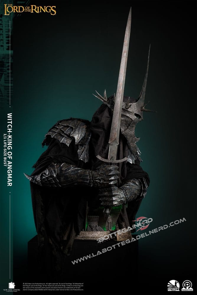 The Lord of the Rings - Life Size Bust 1/1 Witch-King of Angmar 151cm - immagine 7
