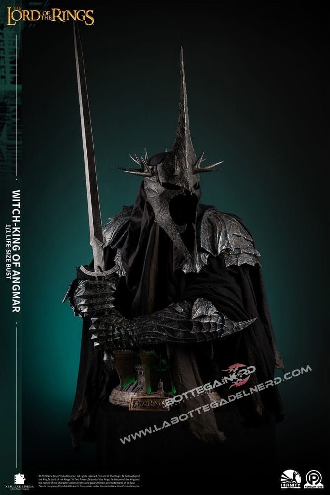 The Lord of the Rings - Life Size Bust 1/1 Witch-King of Angmar 151cm - immagine 6