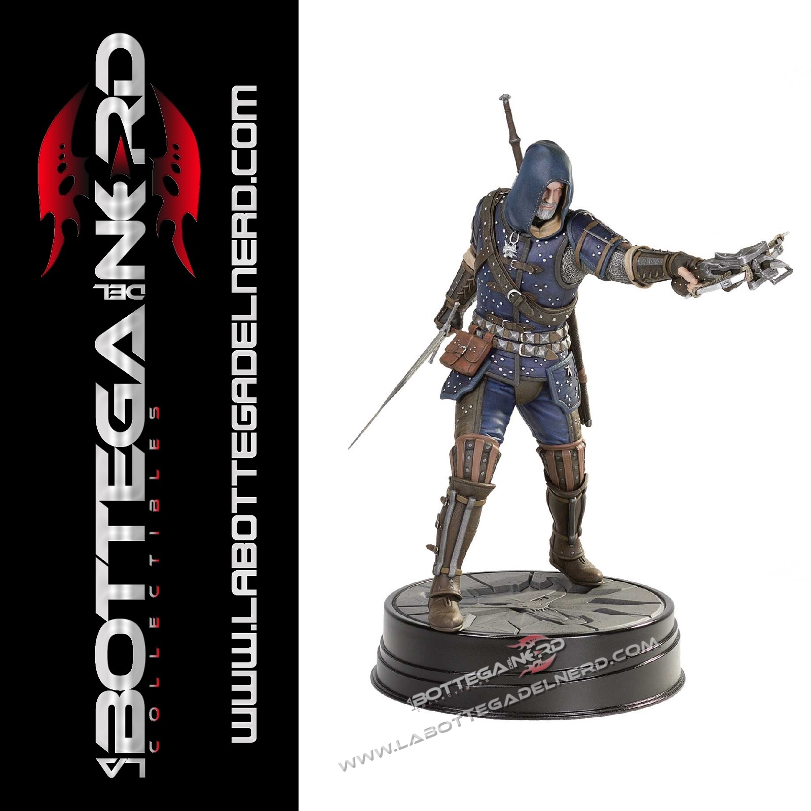 Witcher 3 Wild Hunt - Statua Geralt Grandmaster Feline 27cm