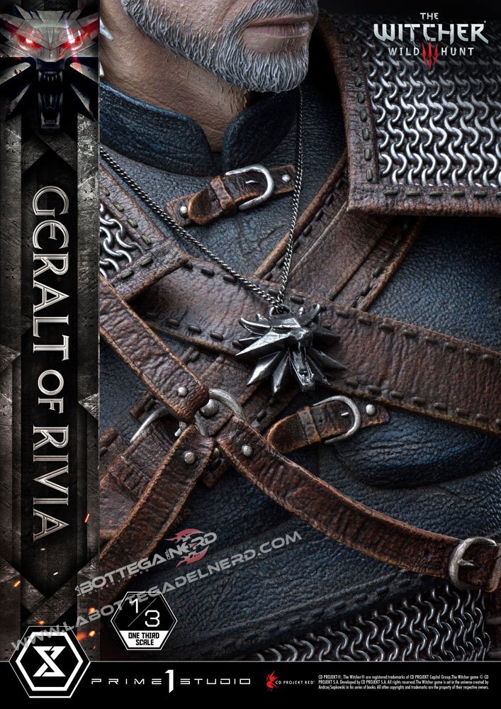 Witcher 3 Wild Hunt - Statua 1/3 Geralt of Riva 88cm - immagine 5