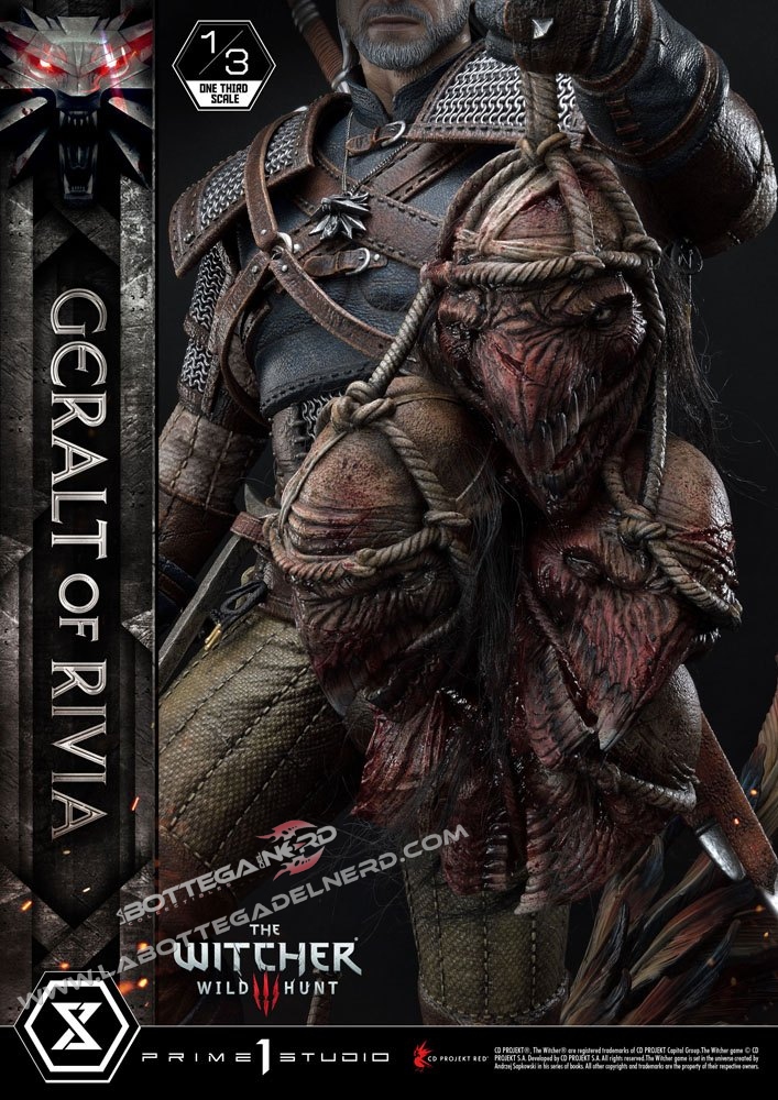Witcher 3 Wild Hunt - Statua 1/3 Geralt of Riva 88cm - immagine 7