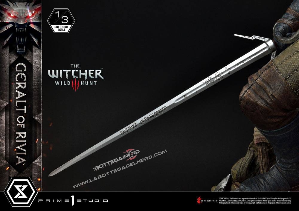 Witcher 3 Wild Hunt - Statua 1/3 Geralt of Riva 88cm - immagine 8