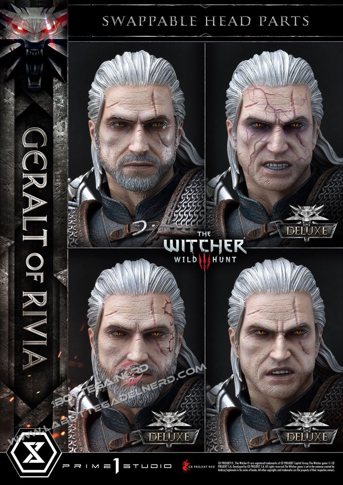 Witcher 3 Wild Hunt - Statua 1/3 Geralt of Riva Deluxe Version 88cm - immagine 2