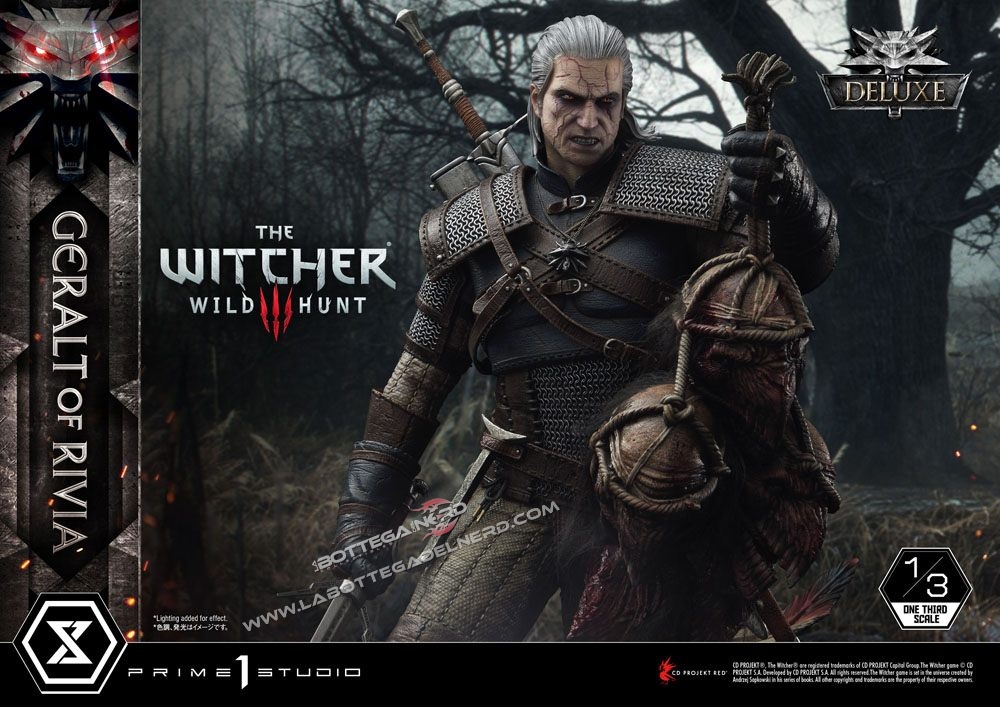 Witcher 3 Wild Hunt - Statua 1/3 Geralt of Riva Deluxe Version 88cm - immagine 10