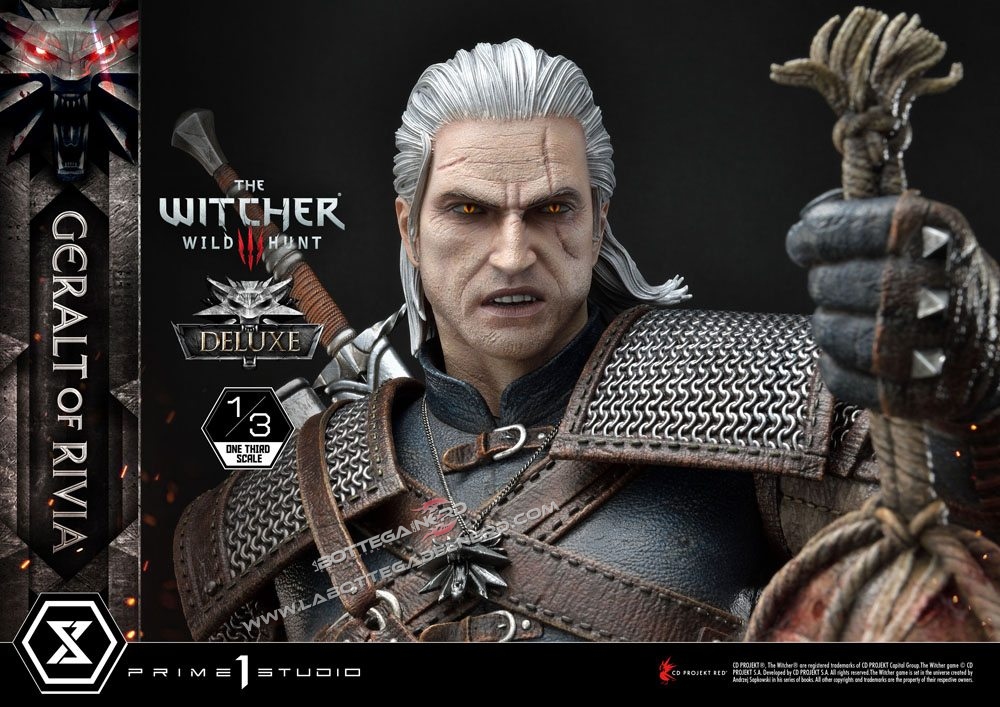 Witcher 3 Wild Hunt - Statua 1/3 Geralt of Riva Deluxe Version 88cm - immagine 8