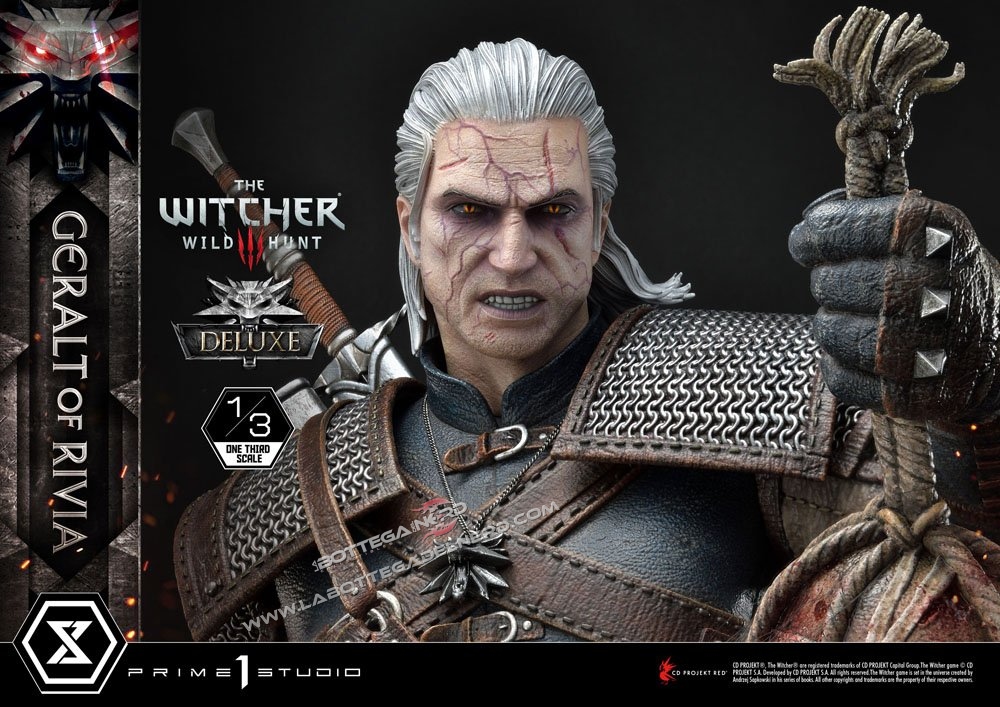 Witcher 3 Wild Hunt - Statua 1/3 Geralt of Riva Deluxe Version 88cm - immagine 7