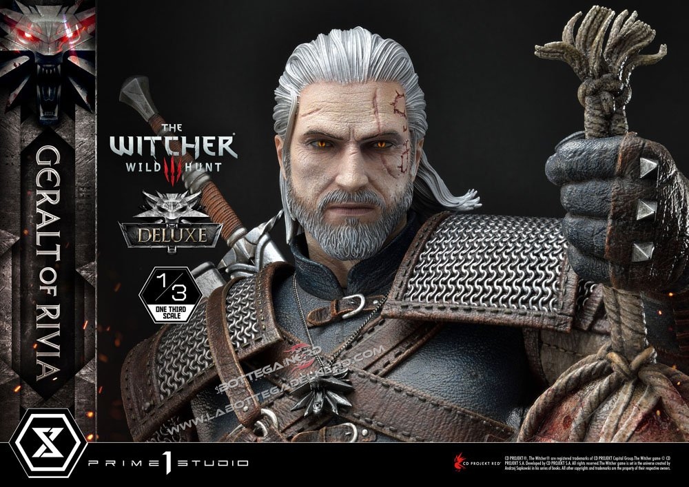 Witcher 3 Wild Hunt - Statua 1/3 Geralt of Riva Deluxe Version 88cm - immagine 6
