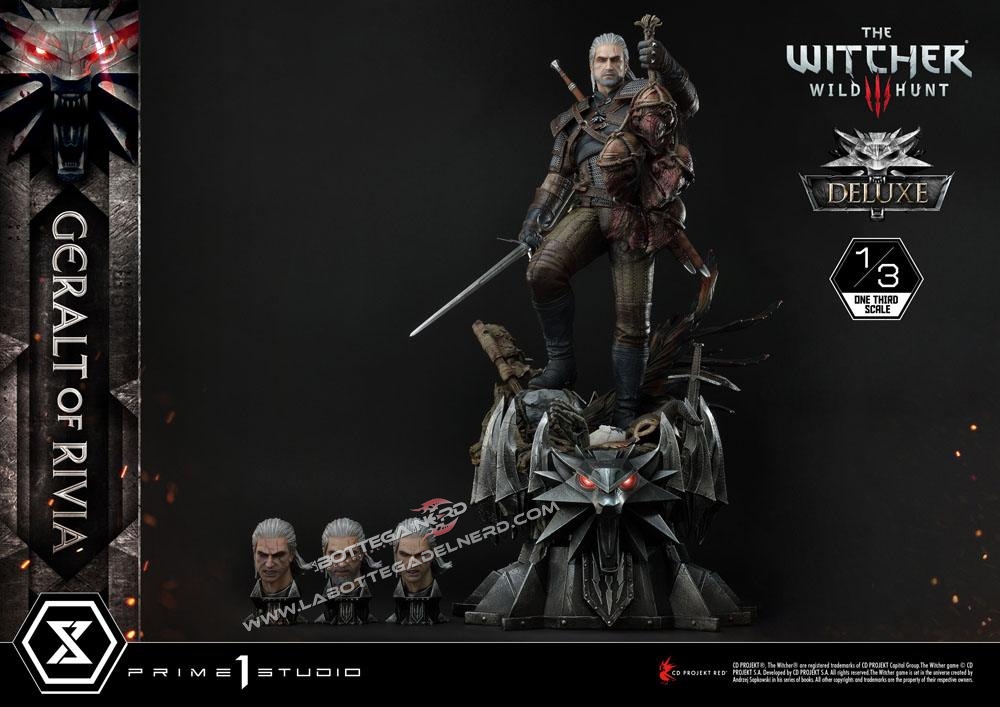 Witcher 3 Wild Hunt - Statua 1/3 Geralt of Riva Deluxe Version 88cm - immagine 5