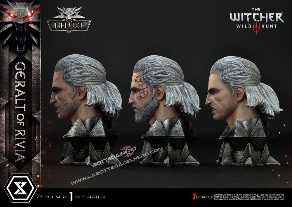 Witcher 3 Wild Hunt - Statua 1/3 Geralt of Riva Deluxe Version 88cm - immagine 4