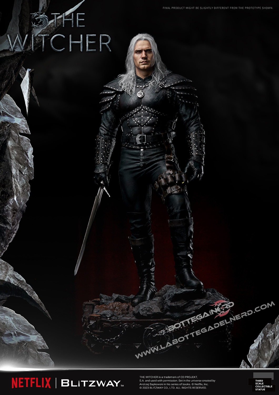 The Witcher - Statue 1/3 Geralt of Rivia 74cm - immagine 11