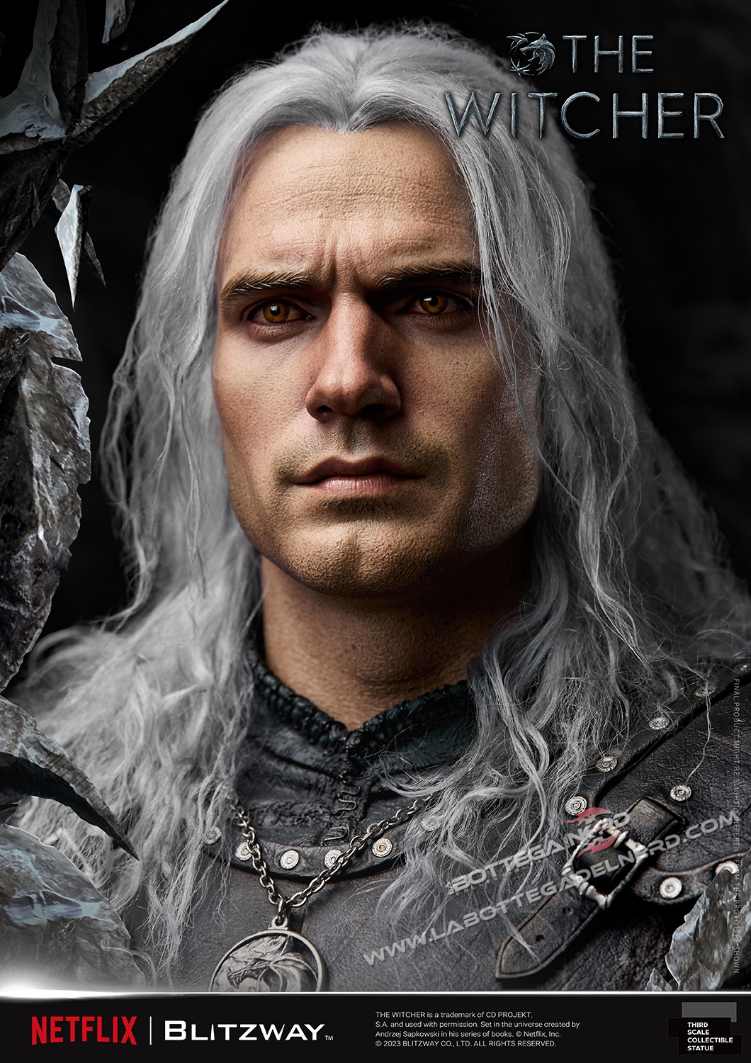 The Witcher - Statue 1/3 Geralt of Rivia 74cm - immagine 3