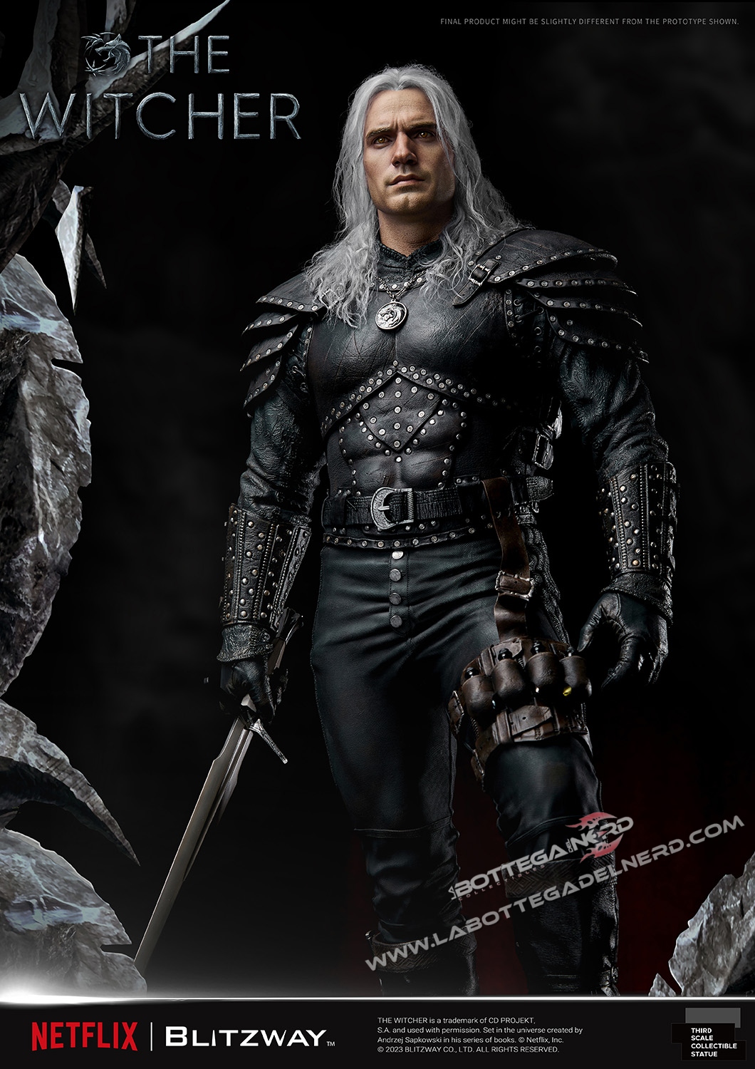 The Witcher - Statue 1/3 Geralt of Rivia 74cm - immagine 6