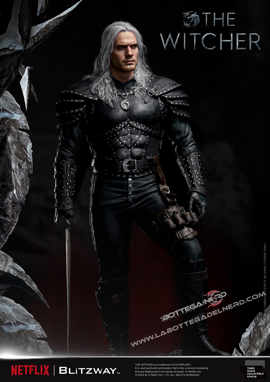 The Witcher - Statue 1/3 Geralt of Rivia 74cm - immagine 9