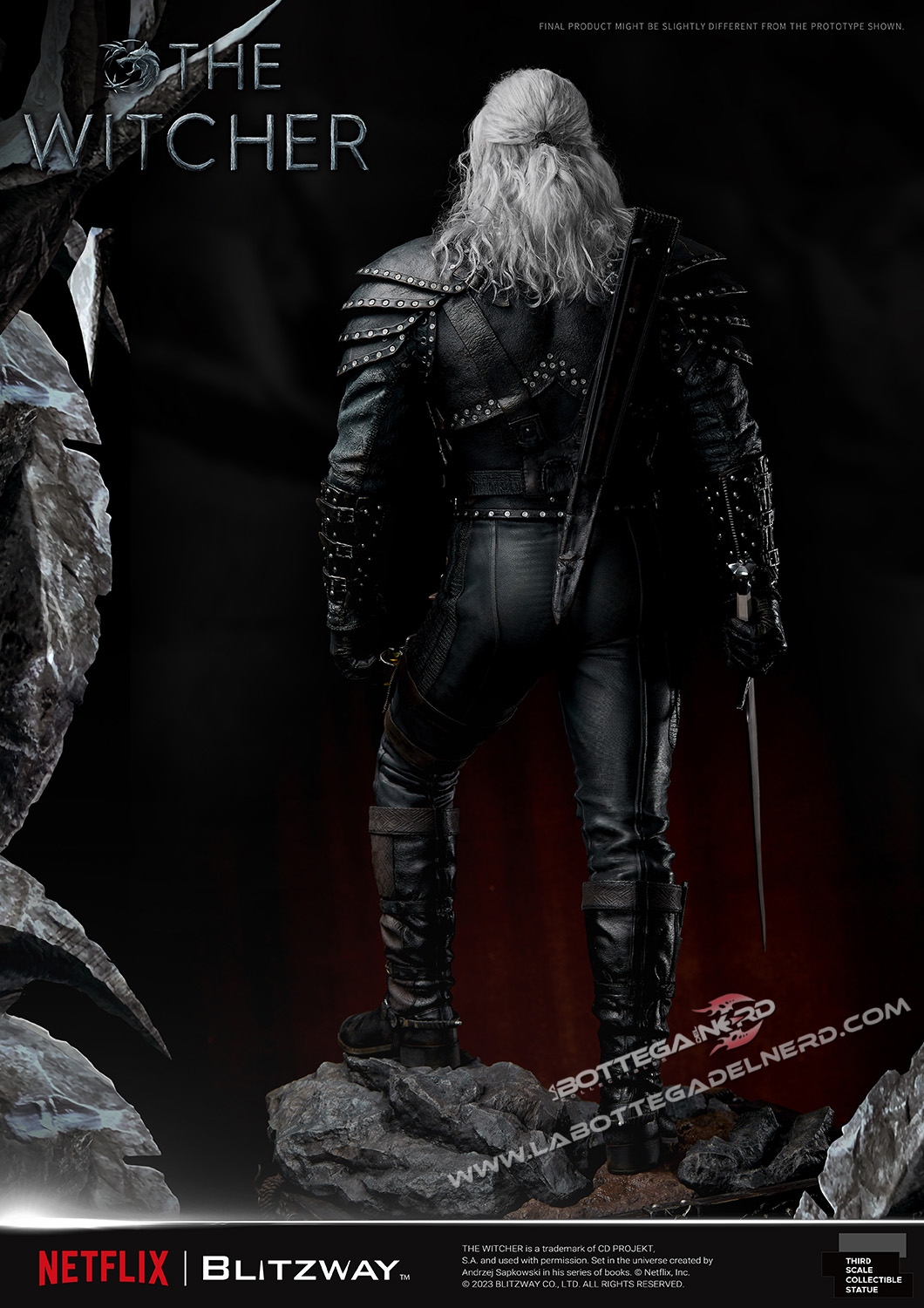 The Witcher - Statue 1/3 Geralt of Rivia 74cm - immagine 12