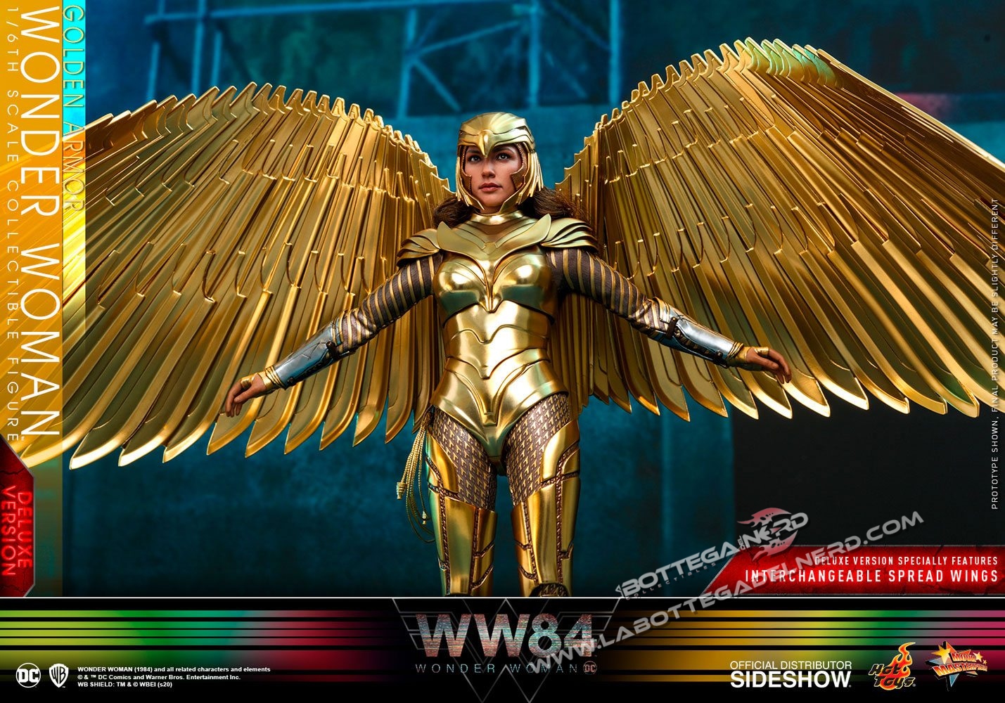 Wonder Woman 1984 - Action Figure 1/6 Golden Armor (Deluxe) 30cm - immagine 4