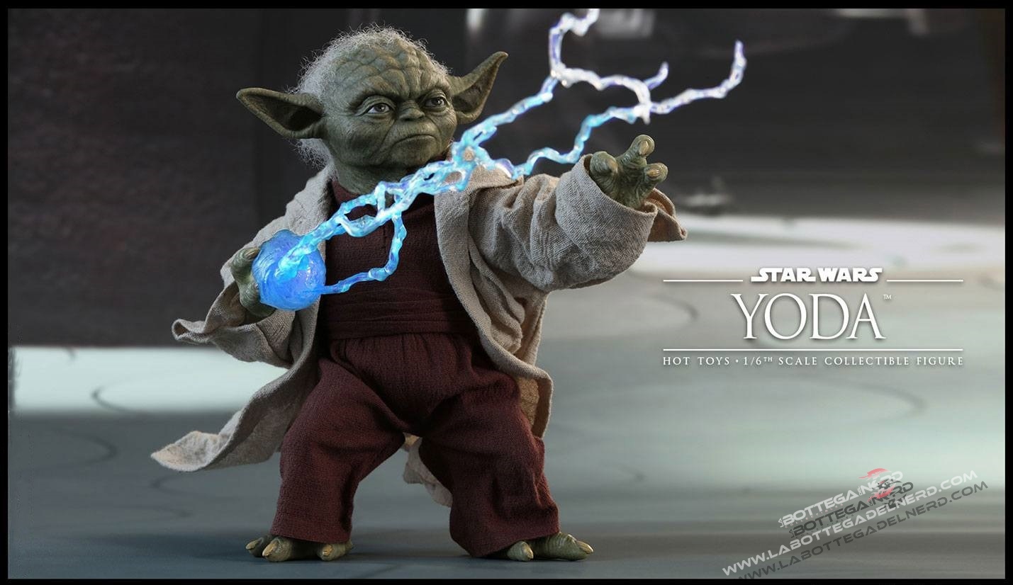 Star Wars Episode II - Action Figure Yoda 14cm - immagine 6