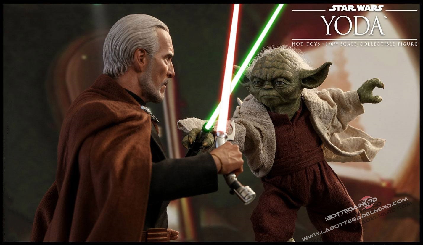 Star Wars Episode II - Action Figure Yoda 14cm - immagine 7