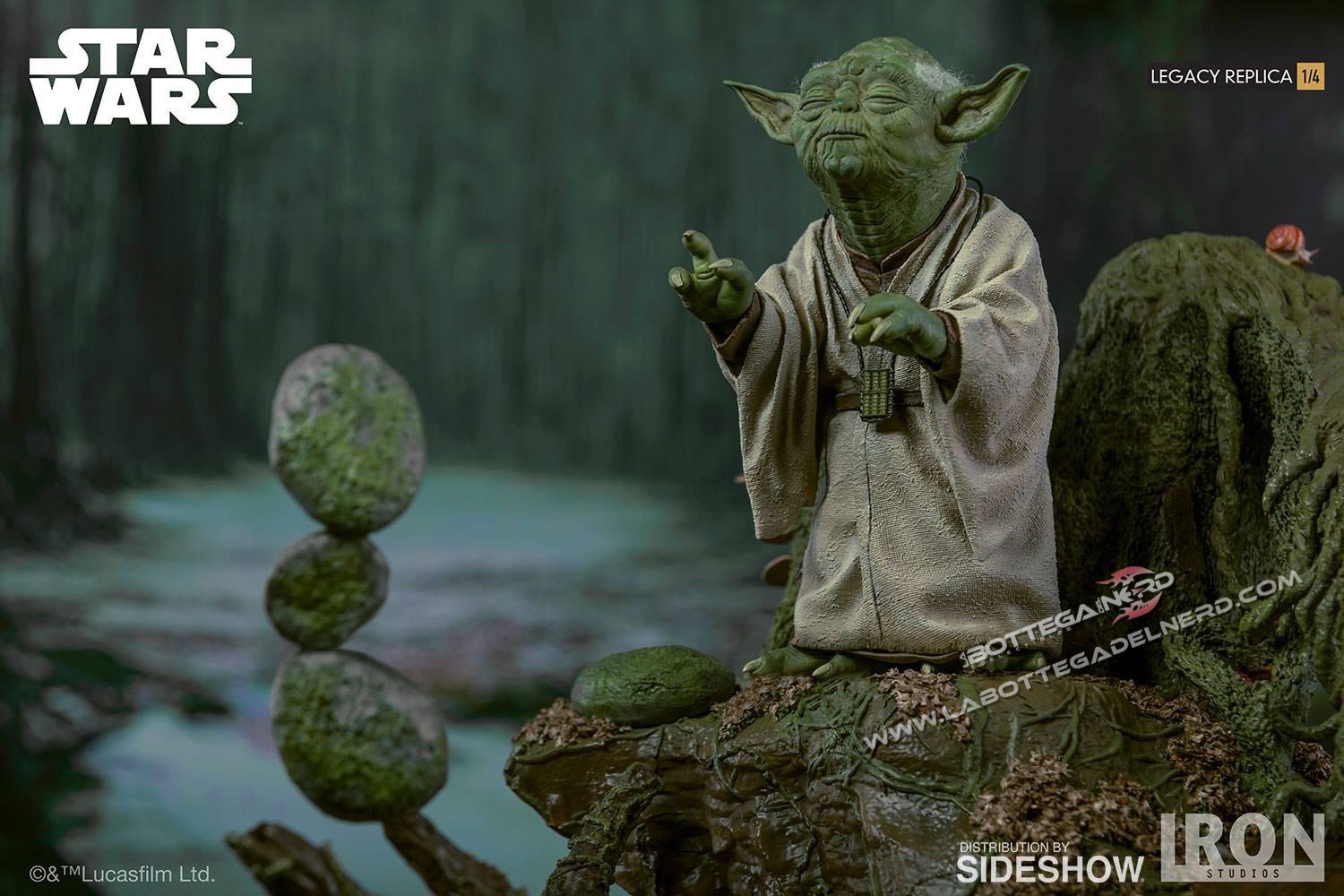 Star Wars Episode V - Statua 1/4 Yoda - immagine 7