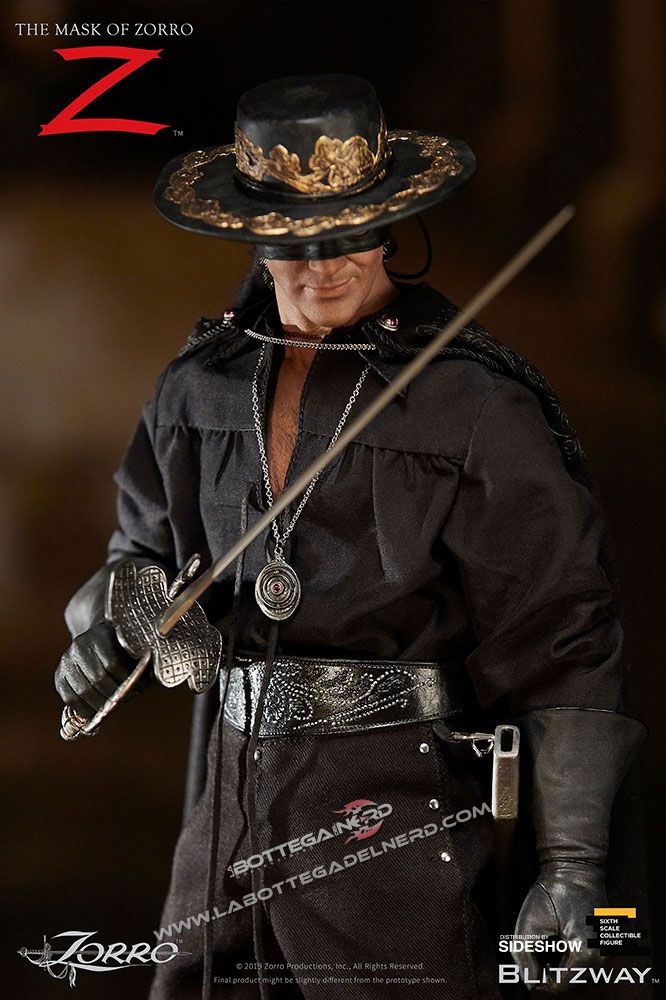 The Mask of Zorro - Action Figure 1/6 Zorro 29cm - immagine 2