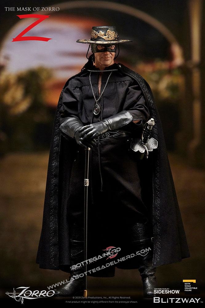 The Mask of Zorro - Action Figure 1/6 Zorro 29cm - immagine 6