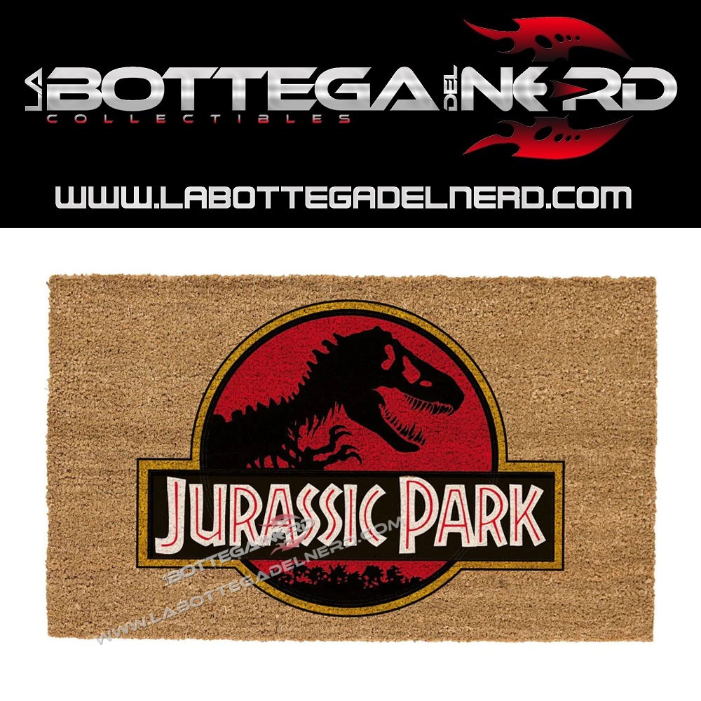 ZERBINO IN FIBRA - JURASSIC PARK Logo Doormat 60x40