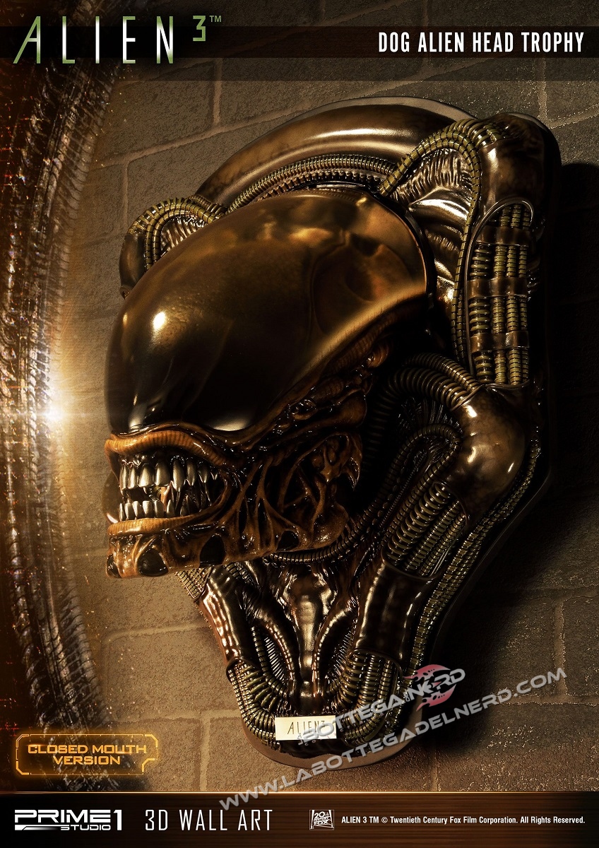 Alien 3 - 3D Wall Art Dog Alien Bocca chiusa 58cm - immagine 2