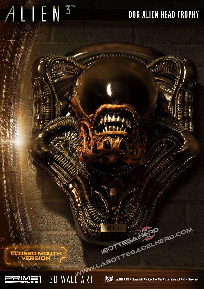 Alien 3 - 3D Wall Art Dog Alien Bocca chiusa 58cm - immagine 4