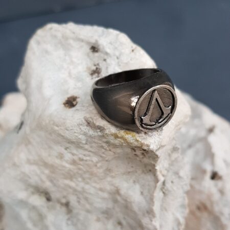 Anello dell'assassino - acciaio antichizzato