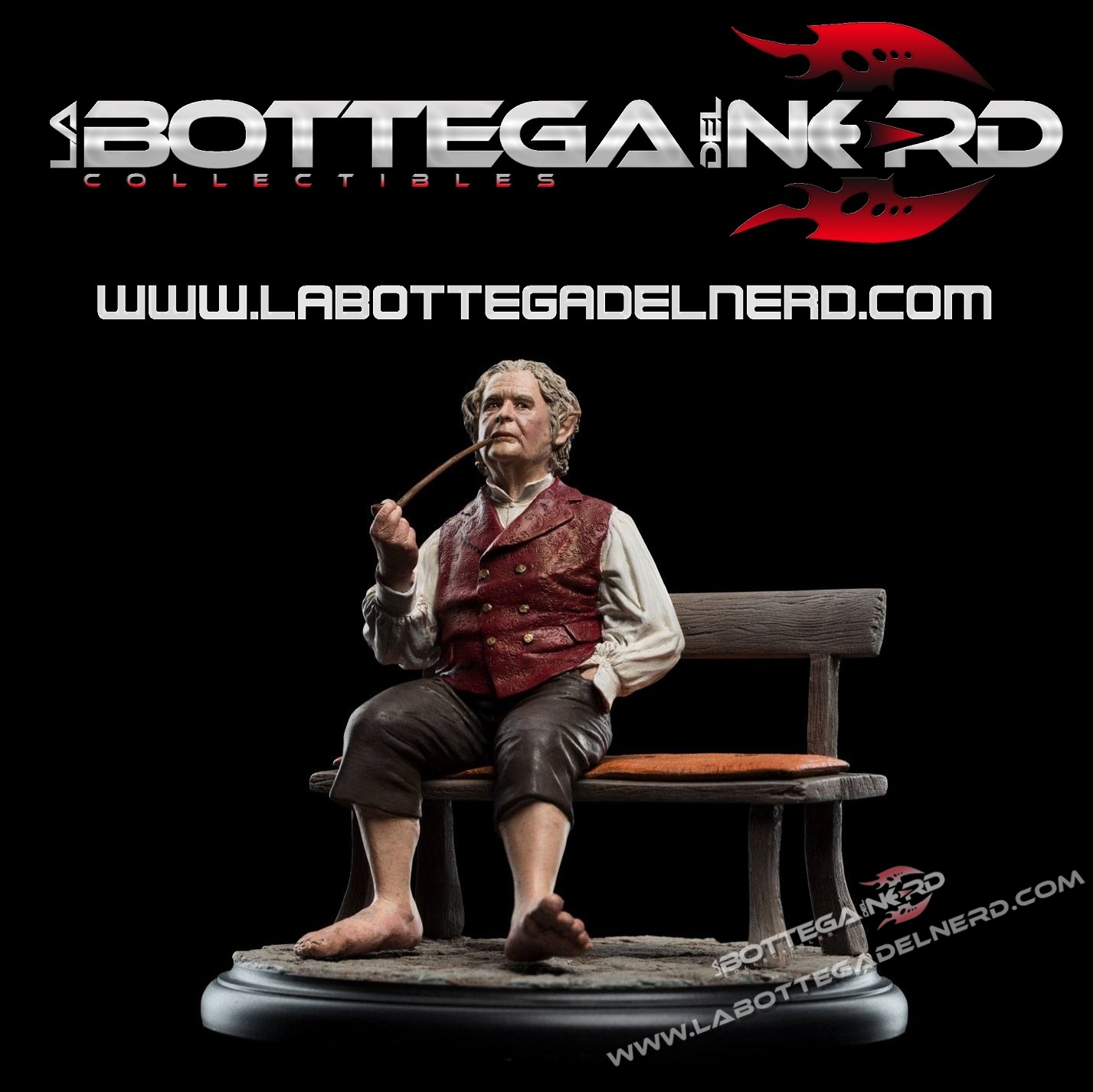 Lord of the Rings - Statua Bilbo Baggins