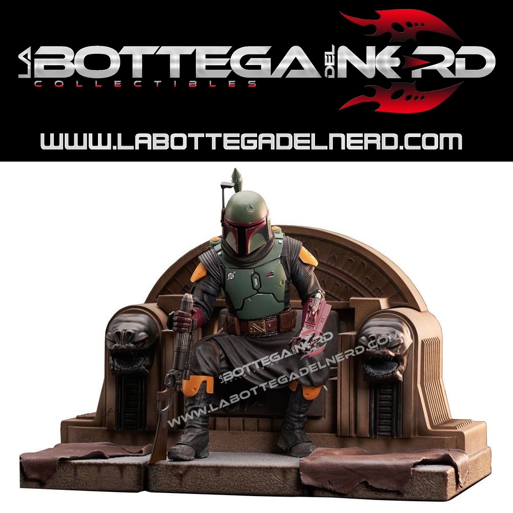 The Mandalorian - Premier Collection 1/7 Boba Fett on Throne 24cm