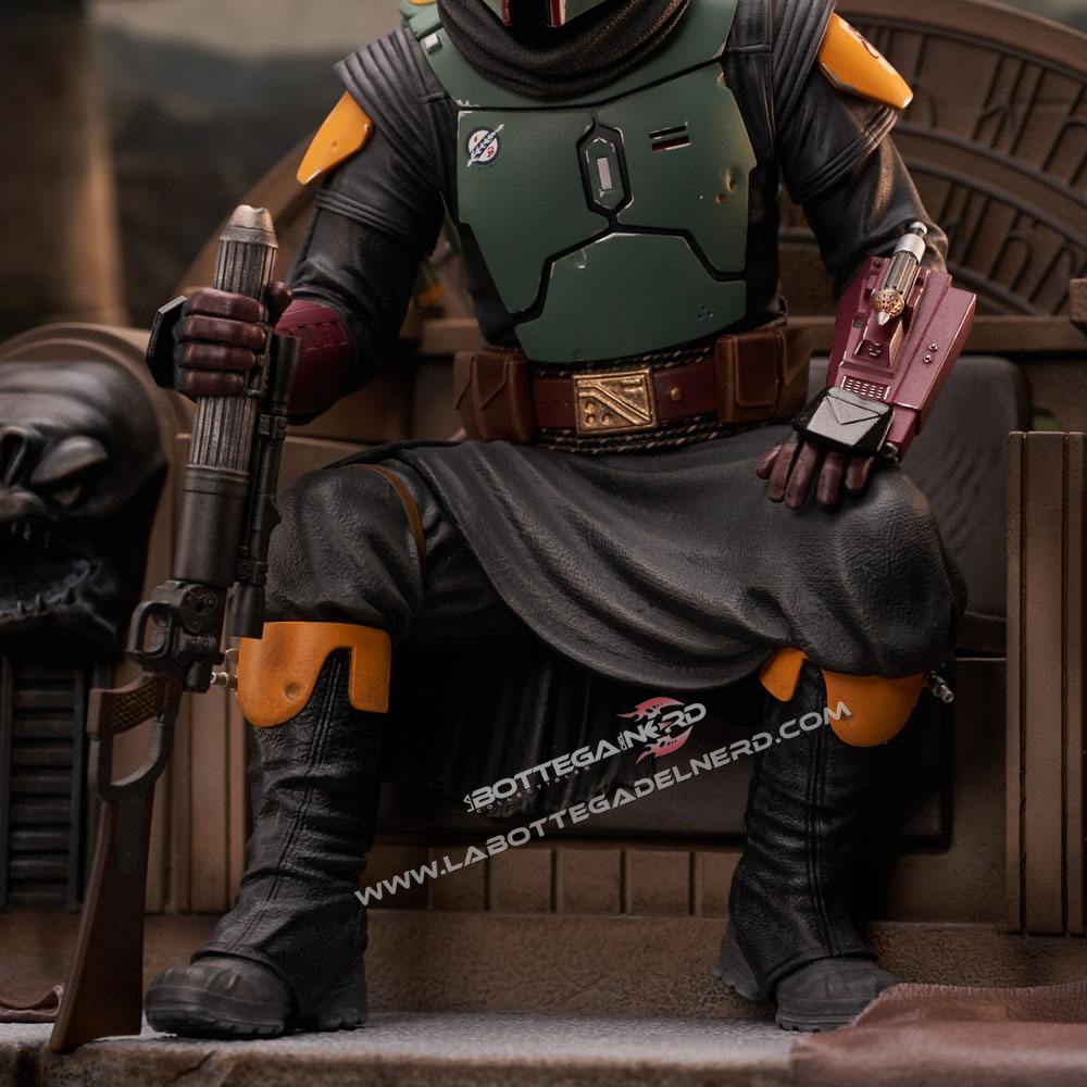 The Mandalorian - Premier Collection 1/7 Boba Fett on Throne 24cm - immagine 7