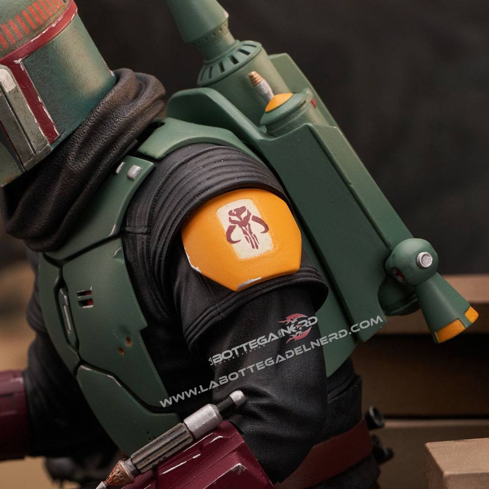 The Mandalorian - Premier Collection 1/7 Boba Fett on Throne 24cm - immagine 6
